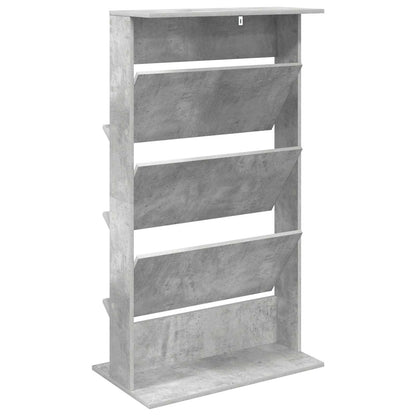 Scaffale per riviste Grigio cemento 70 x 41 x 126 cm | homemem39