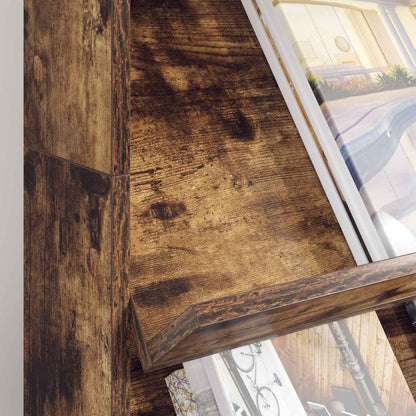 Scaffale per riviste Rovere fumé 70 x 41 x 126 cm | homemem39