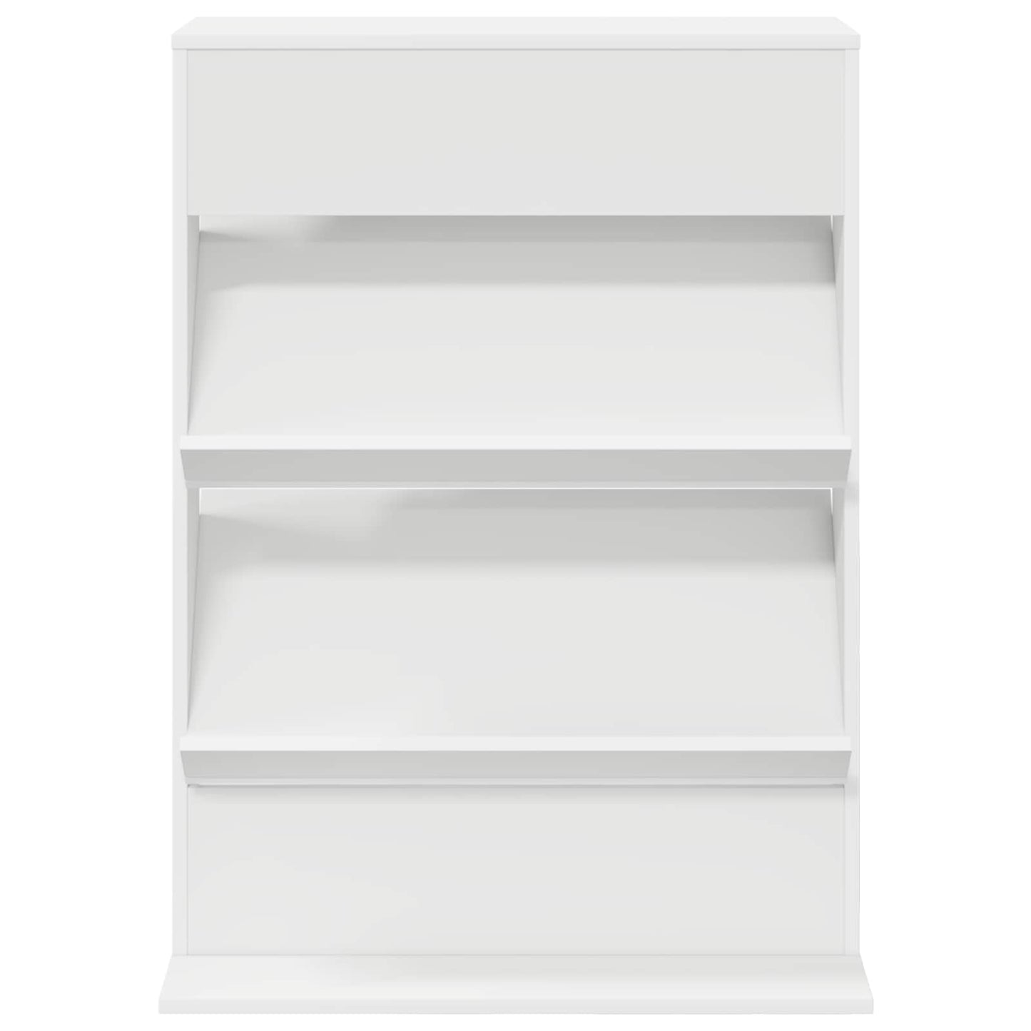 Scaffale per riviste Bianco 70 x 41 x 96 cm Legno multistrato | homemem39