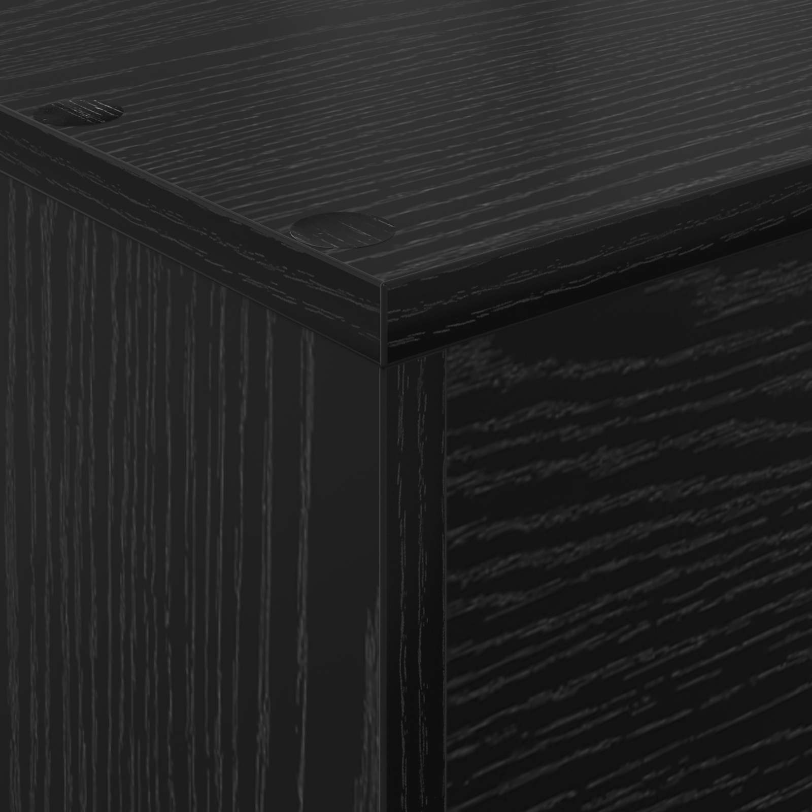 Scaffale per riviste Rovere Nero 70 x 41 x 96 cm | homemem39