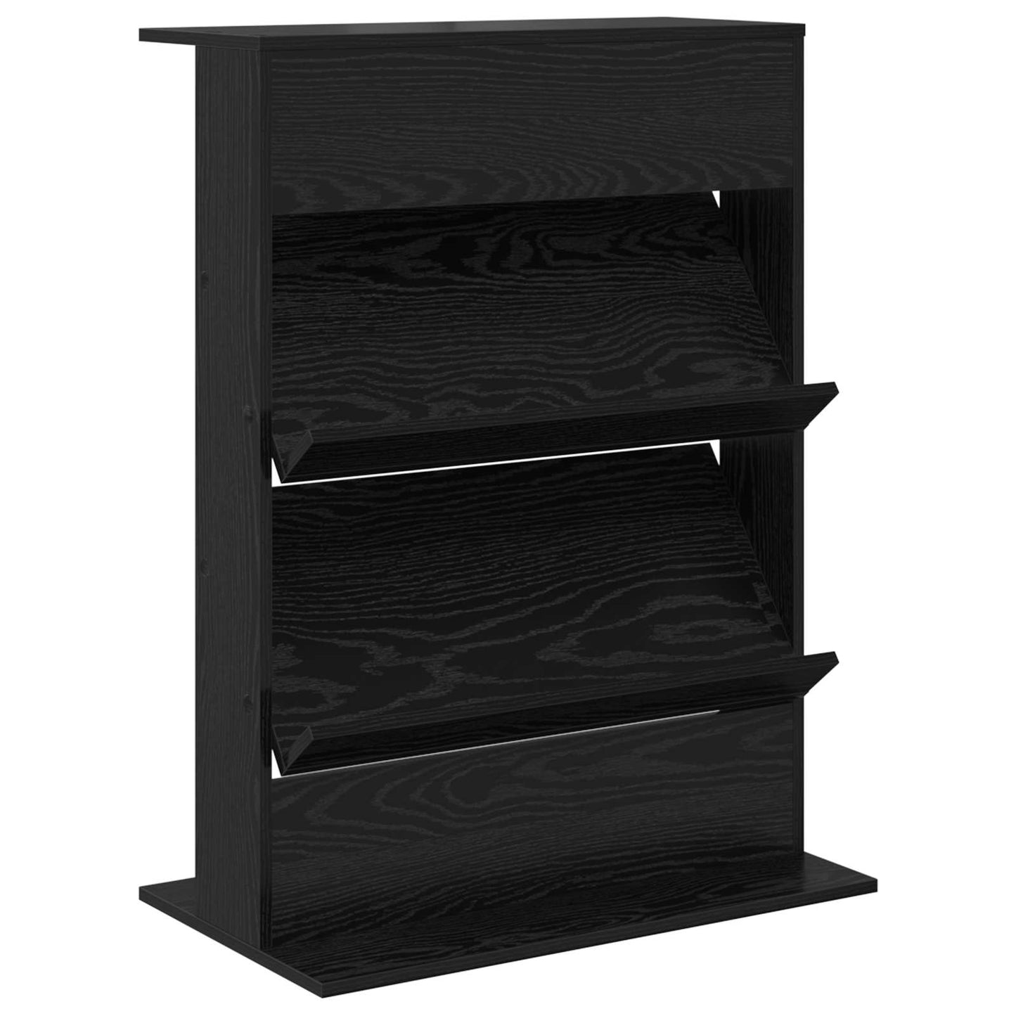 Scaffale per riviste Rovere Nero 70 x 41 x 96 cm | homemem39