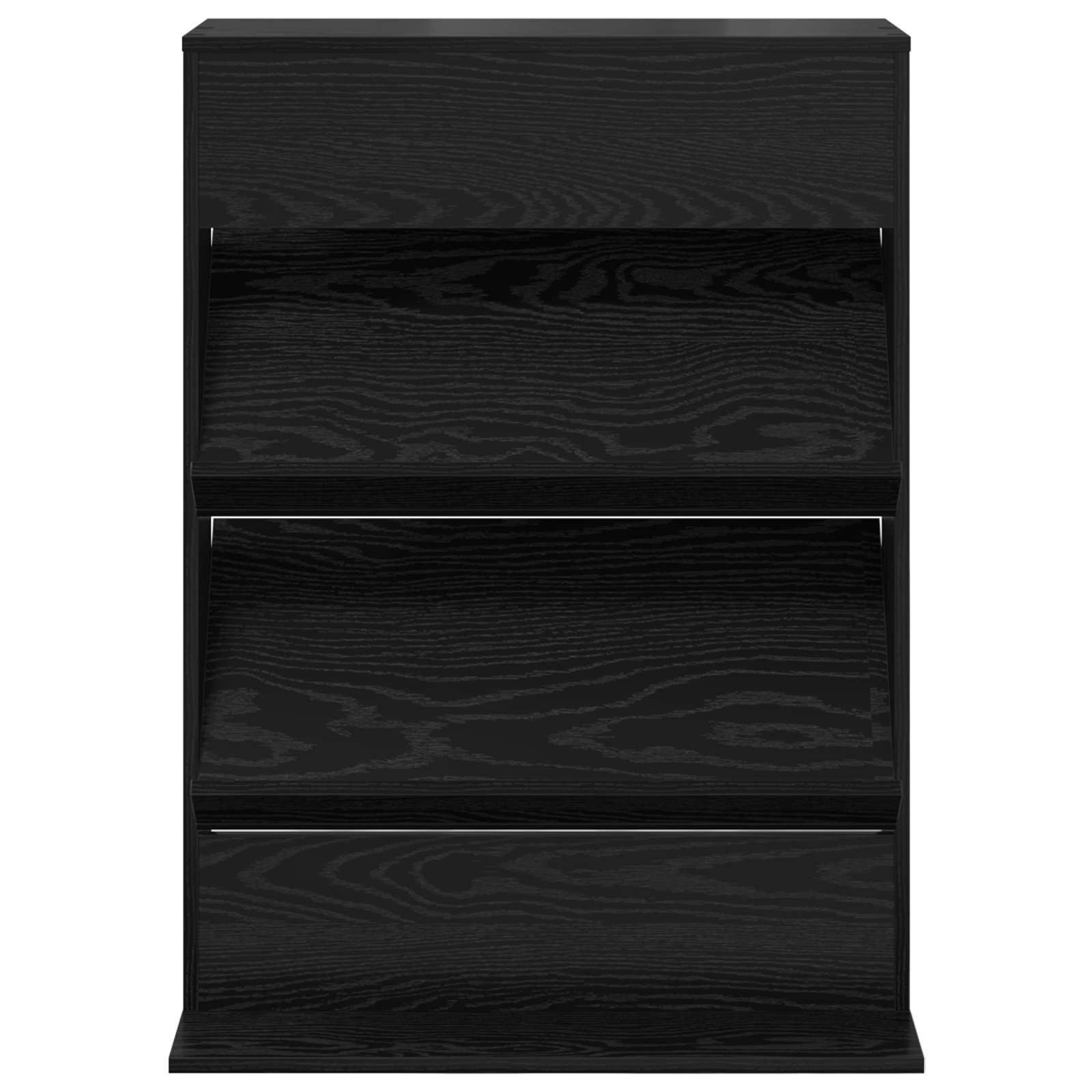 Scaffale per riviste Rovere Nero 70 x 41 x 96 cm | homemem39