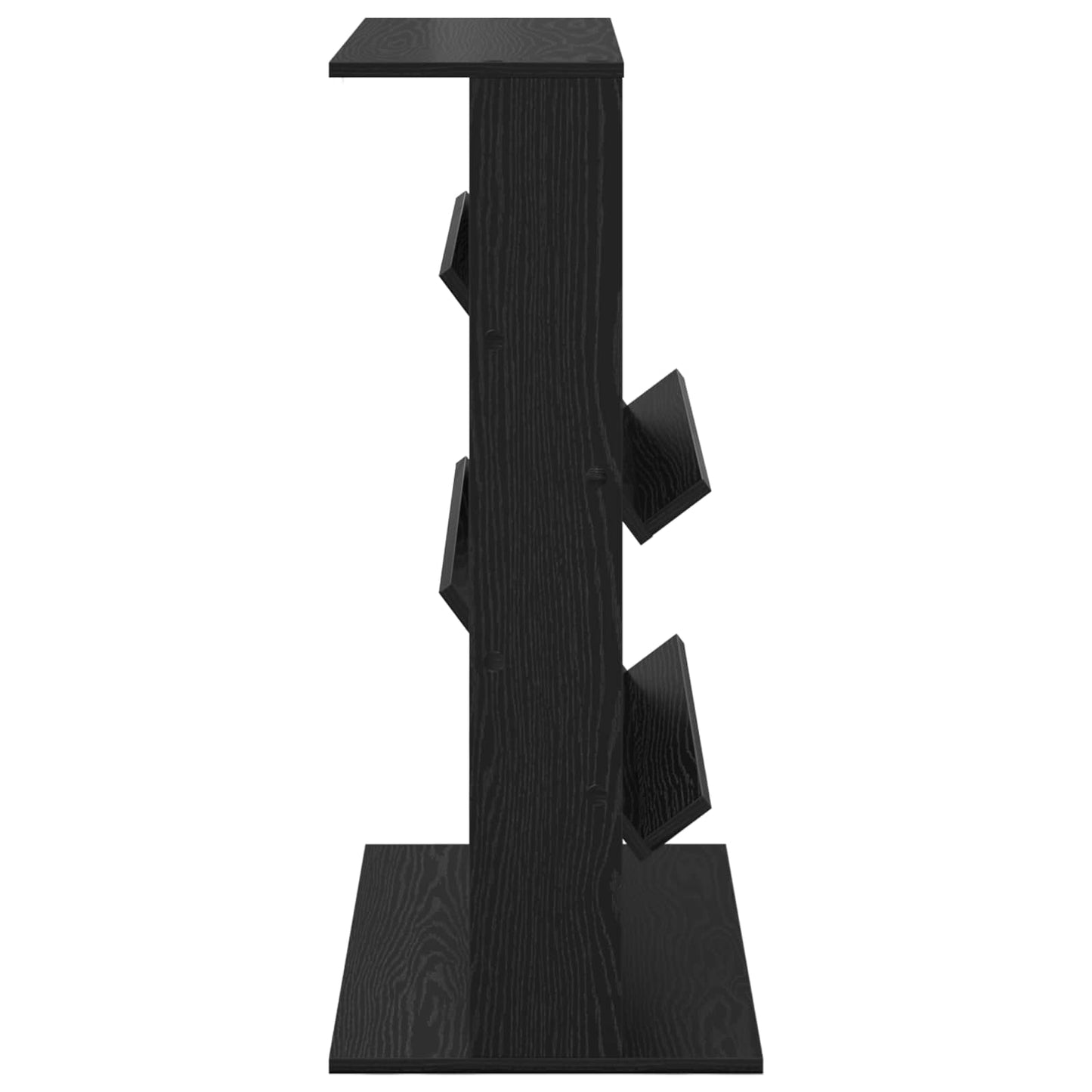 Scaffale per riviste Rovere Nero 70 x 41 x 96 cm | homemem39