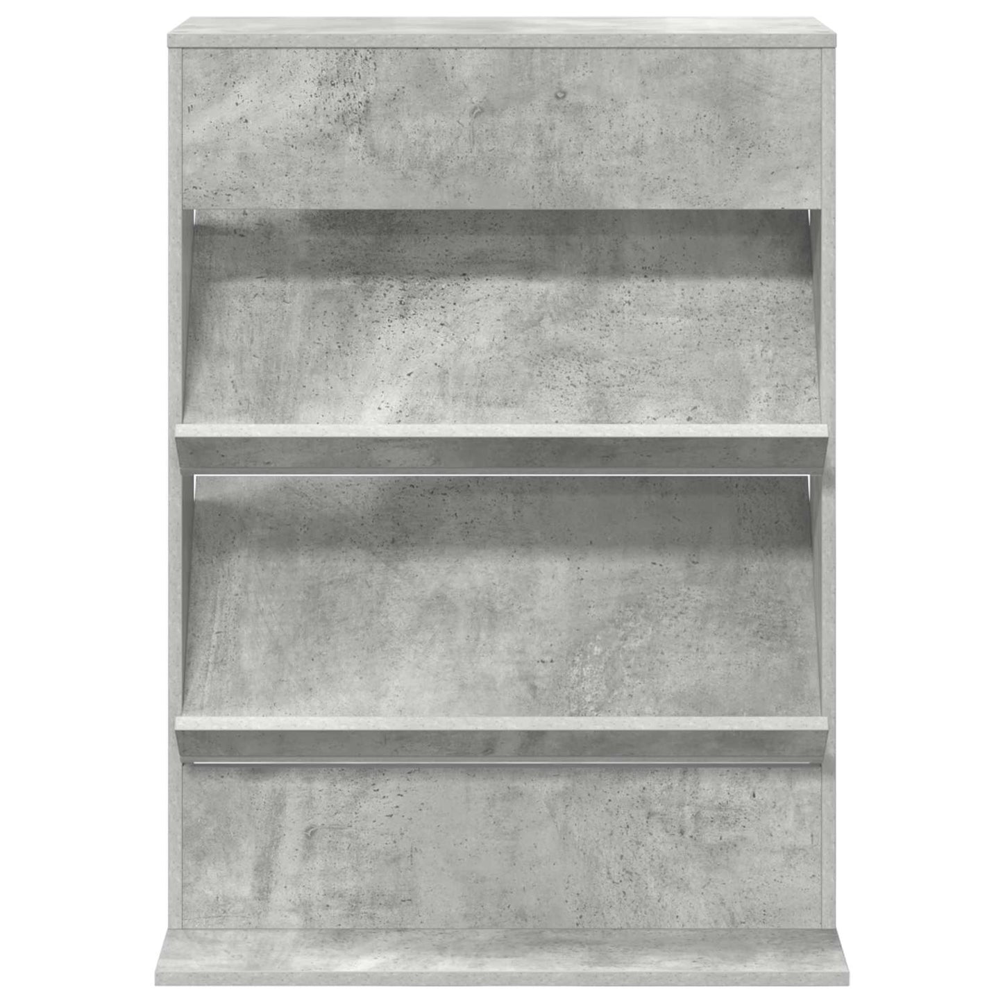 Scaffale per riviste Grigio cemento 70 x 41 x 96 cm