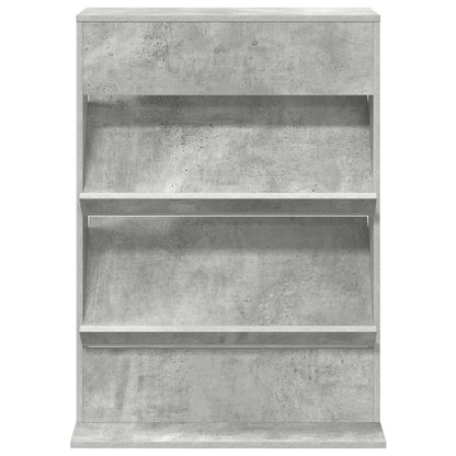 Scaffale per riviste Grigio cemento 70 x 41 x 96 cm