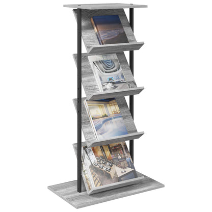 Scaffale per riviste Grigio Sonoma 68 x 40 x 123.5 cm | homemem39