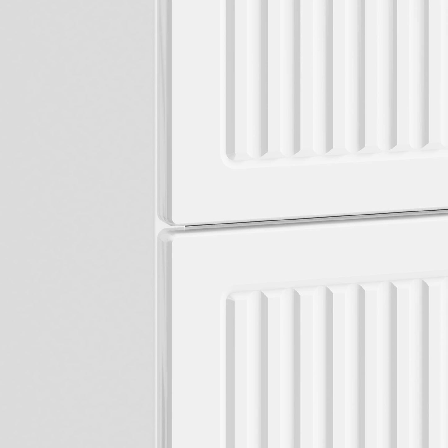 Armadio da Notte con cassetto Bianco Lucido 62 x 34,5 x 47,5 cm | homemem39