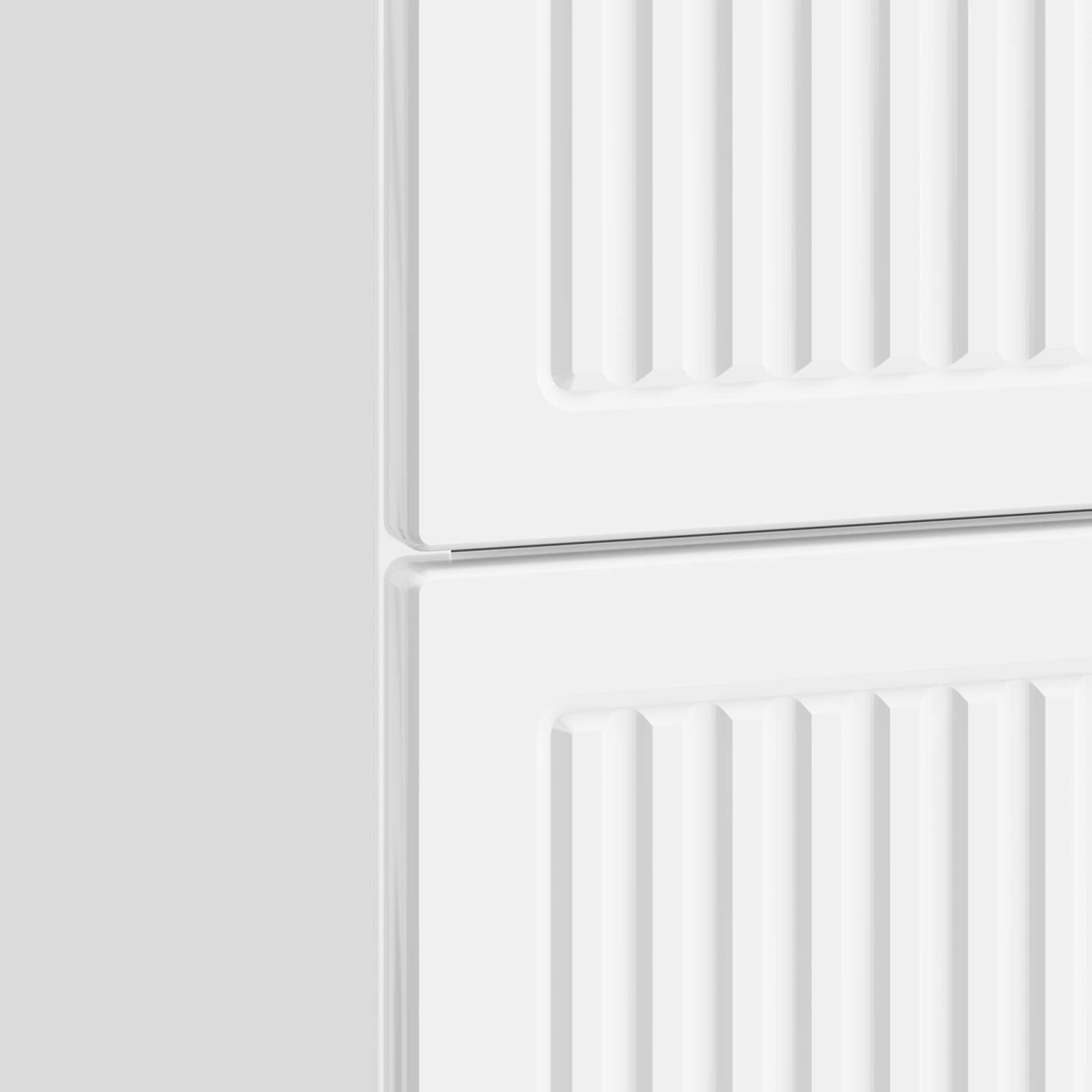 Armadio da Notte con cassetto Bianco Lucido 62 x 34,5 x 47,5 cm | homemem39