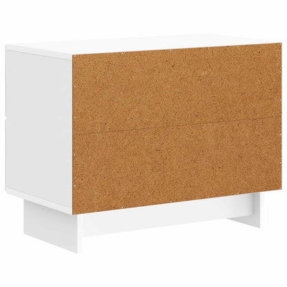 Armadio da Notte con cassetto Bianco Lucido 62 x 34,5 x 47,5 cm | homemem39