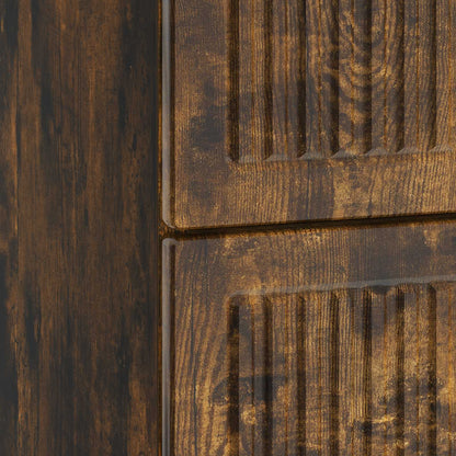 Armadio da Notte Rovere Fumo 62 x 34,5 x 47,5 cm | homemem39