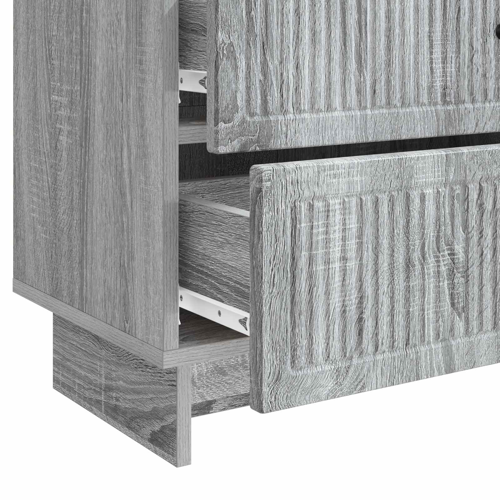 Armadio da Notte Grigio Sonoma 62 x 34,5 x 47,5 cm | homemem39
