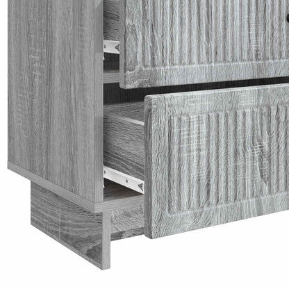 Armadio da Notte Grigio Sonoma 62 x 34,5 x 47,5 cm | homemem39