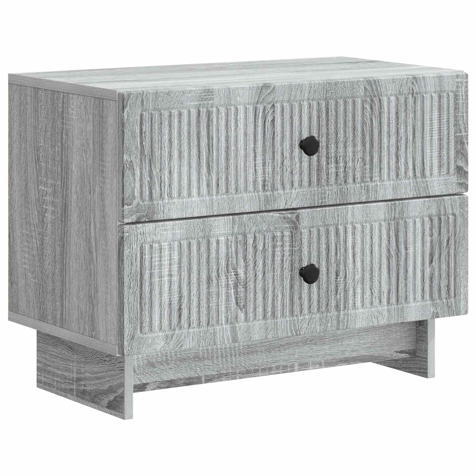 Armadio da Notte Grigio Sonoma 62 x 34,5 x 47,5 cm | homemem39