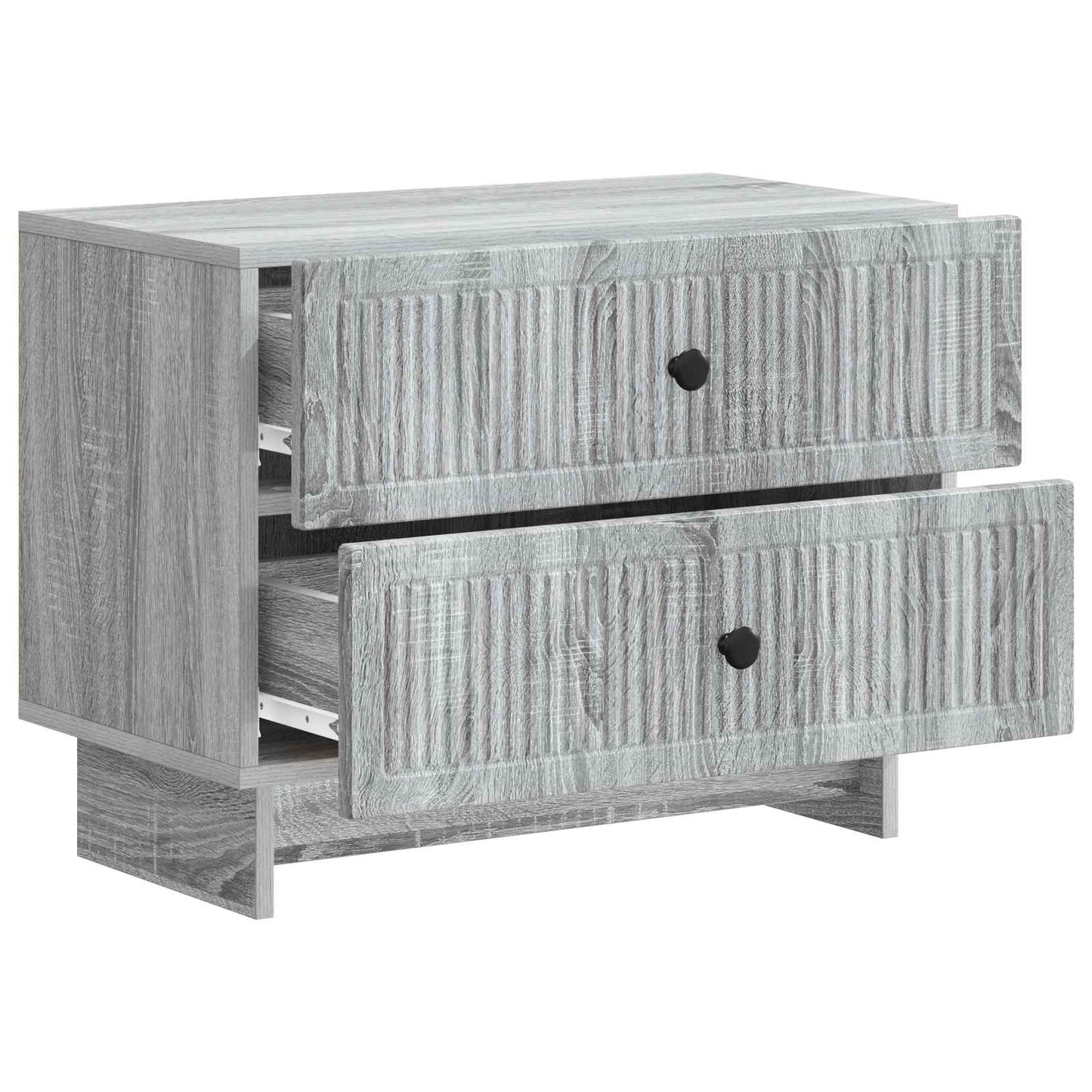Armadio da Notte Grigio Sonoma 62 x 34,5 x 47,5 cm | homemem39