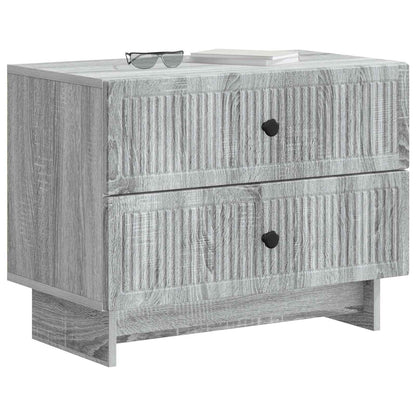 Armadio da Notte Grigio Sonoma 62 x 34,5 x 47,5 cm | homemem39