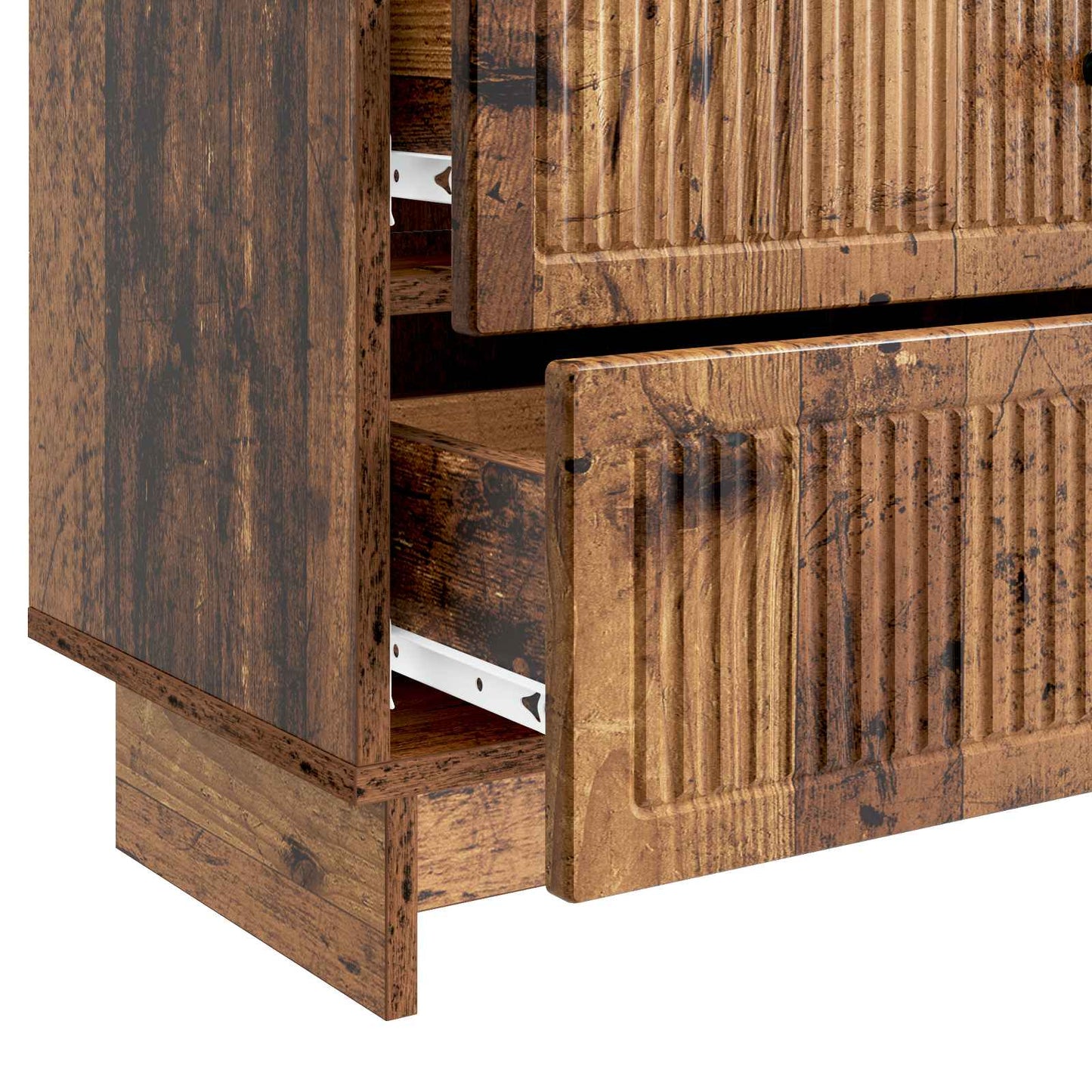 Armadio da Notte con cassetto Legno antico 62 x 34,5 x 47,5 cm | homemem39