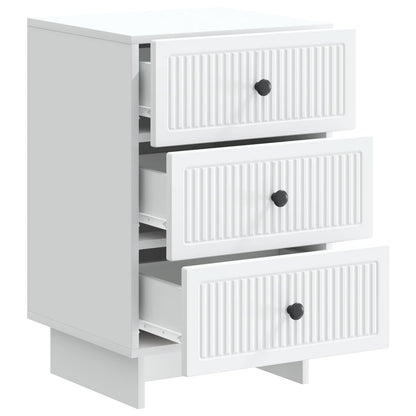 Armadio da Notte Bianco 43 x 41 x 66,5 cm Legno ingegnerizzato | homemem39