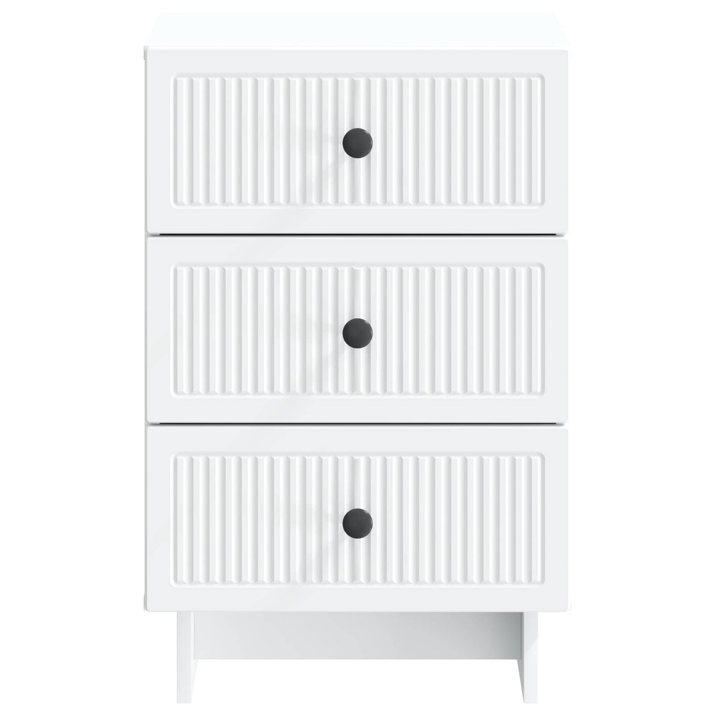 Armadio da Notte Bianco 43 x 41 x 66,5 cm Legno ingegnerizzato | homemem39