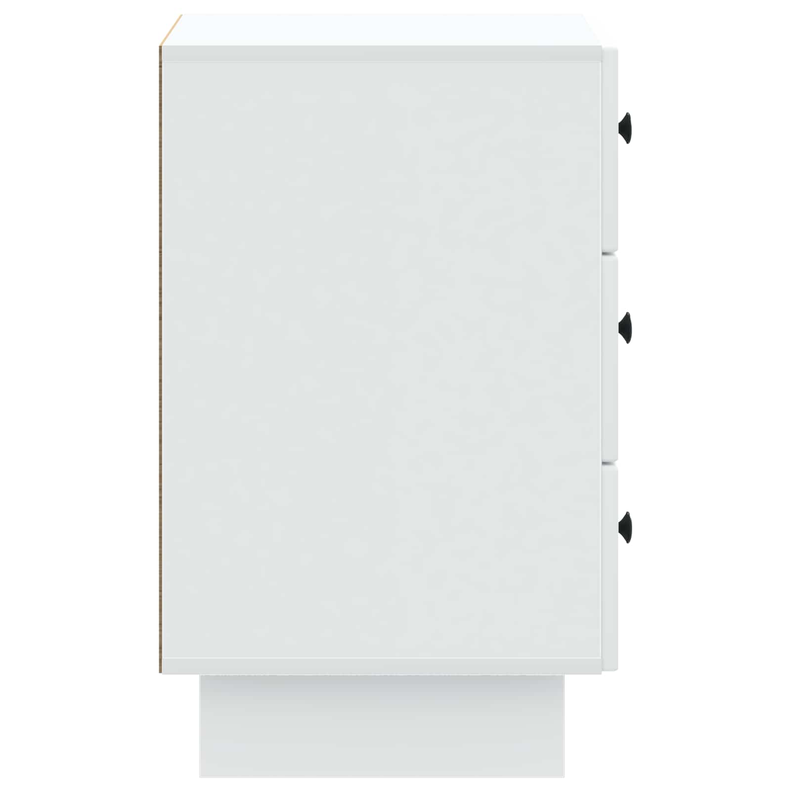 Armadio da Notte Bianco 43 x 41 x 66,5 cm Legno ingegnerizzato | homemem39