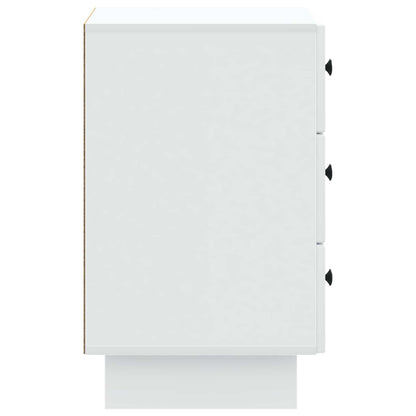 Armadio da Notte Bianco 43 x 41 x 66,5 cm Legno ingegnerizzato | homemem39