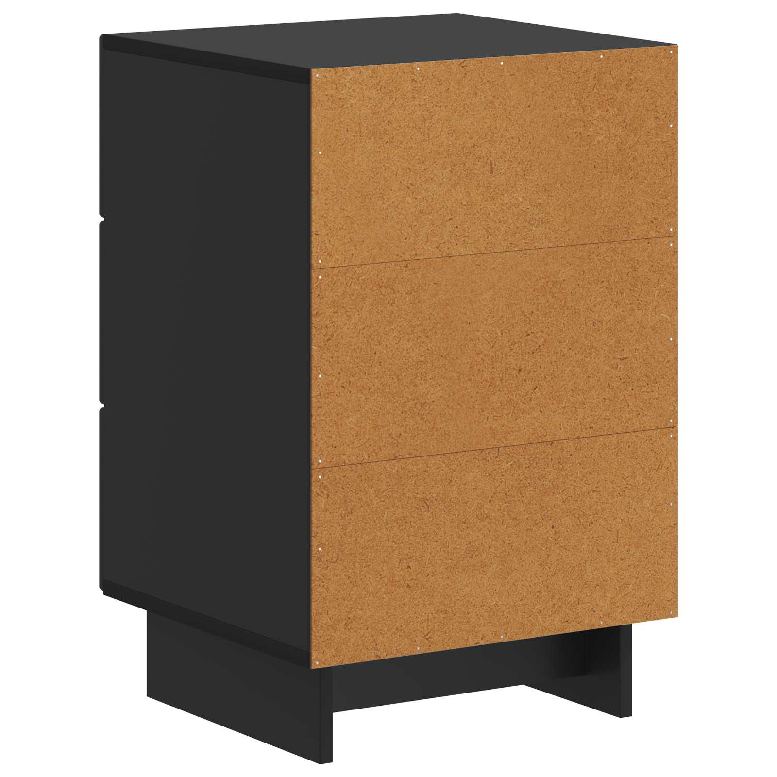 Armadio da Notte Nero 43 x 41 x 66,5 cm Legno ingegnerizzato | homemem39