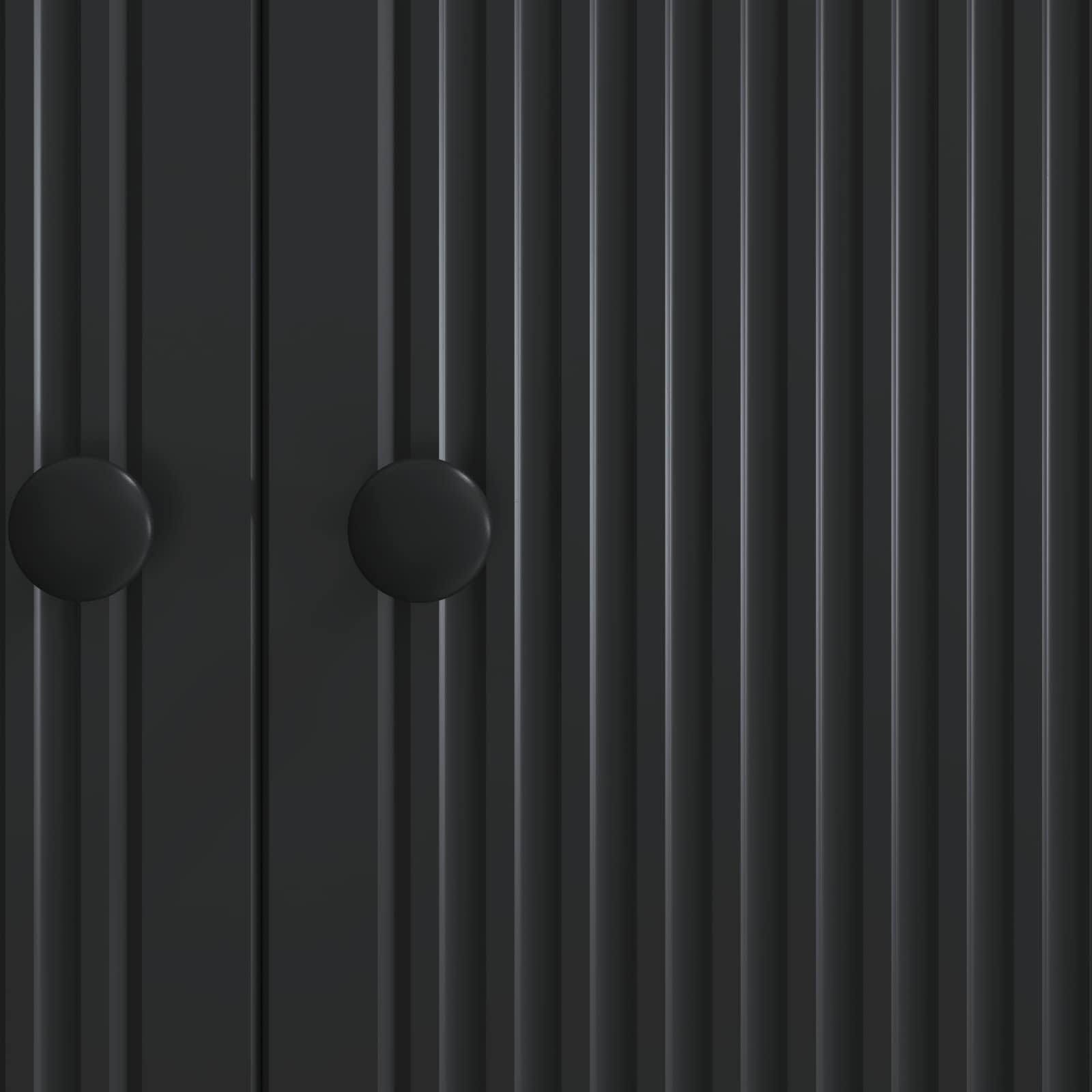 Credenza Nero 66 x 34,5 x 90 cm Legno ingegnerizzato | homemem39