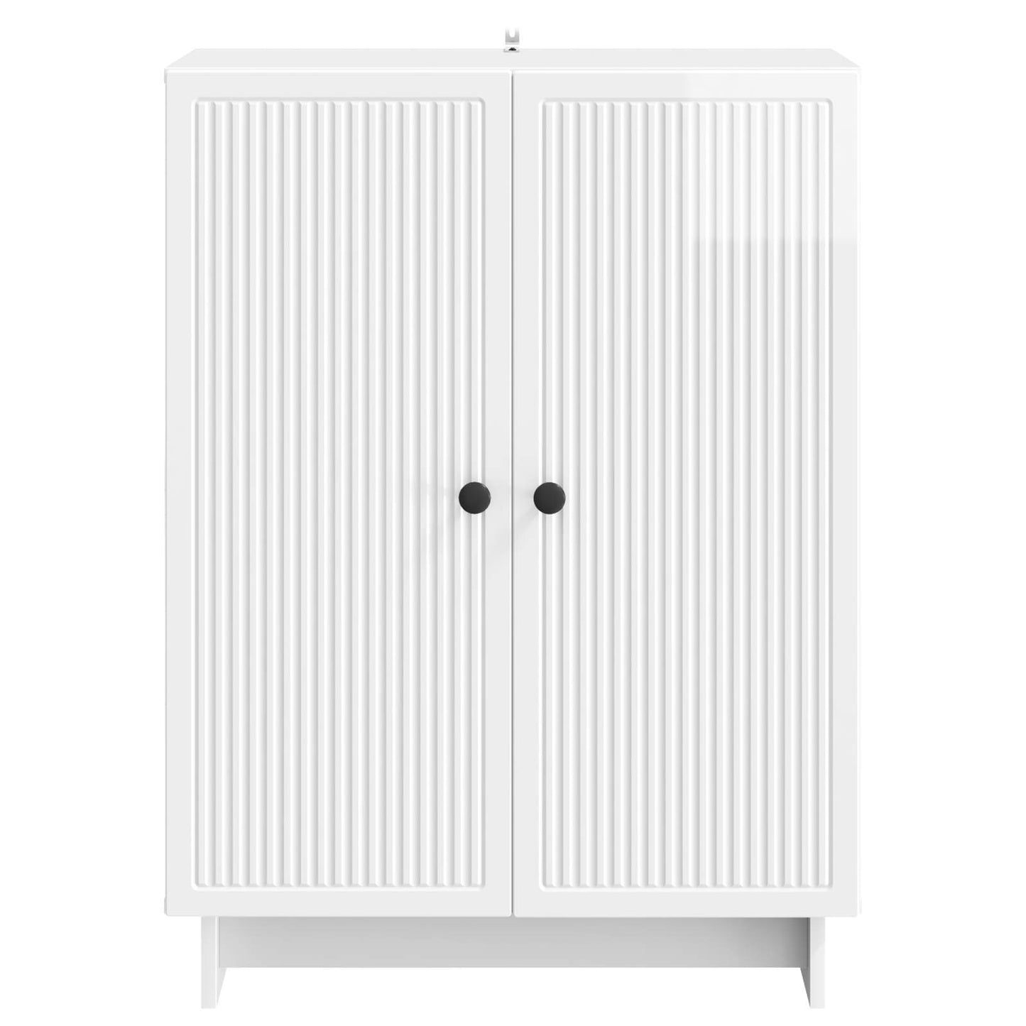 Credenza Bianco Lucido 66 x 34,5 x 90 cm Legno ingegnerizzato | homemem39