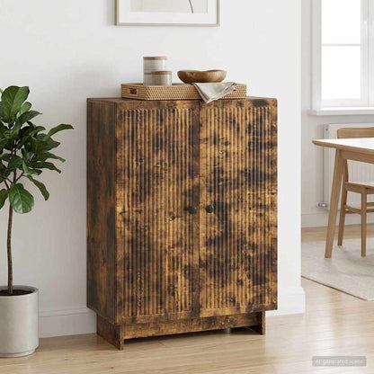 Credenza Rovere Fumo 66 x 34,5 x 90 cm Legno ingegnerizzato - homemem39