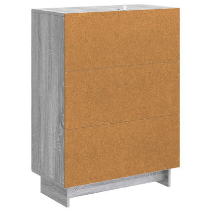 Credenza Grigio Sonoma 66 x 34,5 x 90 cm Legno ingegnerizzato | homemem39