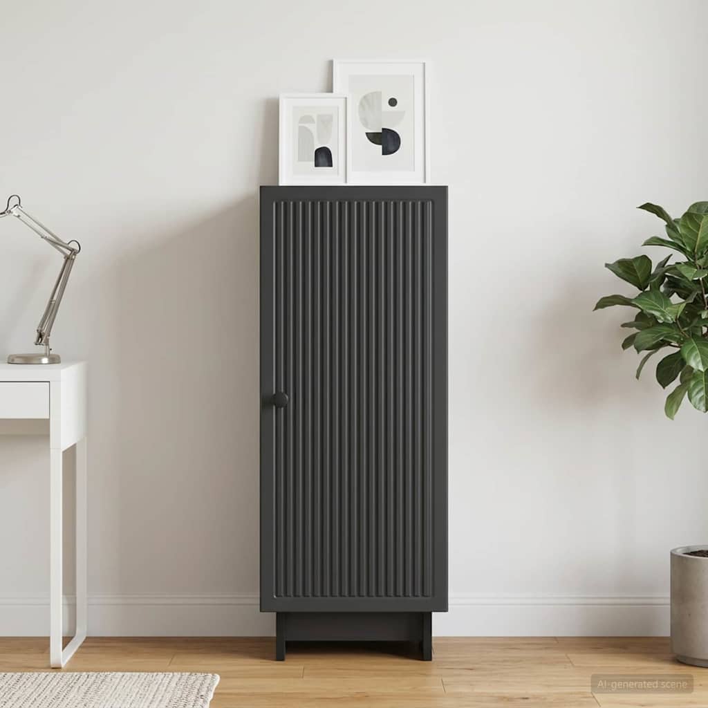 Credenza Nero 33 x 34,5 x 90 cm Legno ingegnerizzato