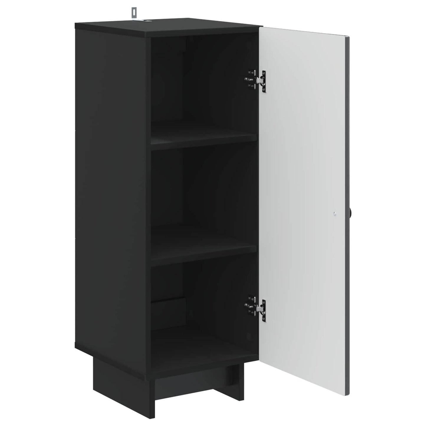 Credenza Nero 33 x 34,5 x 90 cm Legno ingegnerizzato