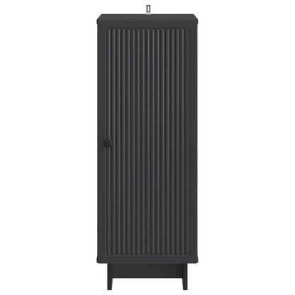 Credenza Nero 33 x 34,5 x 90 cm Legno ingegnerizzato