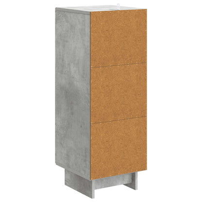 Credenza Grigio Cemento 33 x 34,5 x 90 cm Legno ingegnerizzato