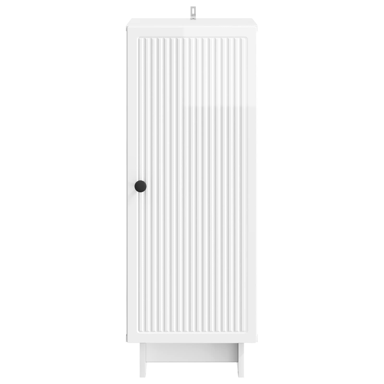 Armadietto Bianco Lucido 33 x 34,5 x 90 cm Legno ingegnerizzato | homemem39