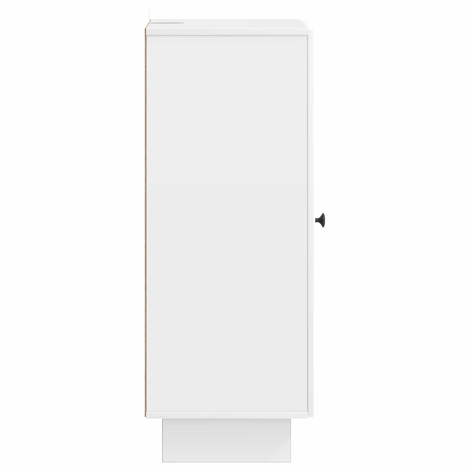 Armadietto Bianco Lucido 33 x 34,5 x 90 cm Legno ingegnerizzato | homemem39