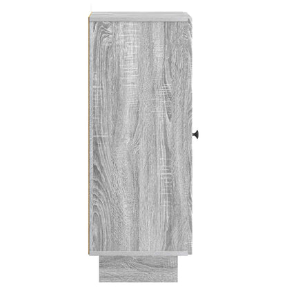 Credenza Sonoma grigio 33 x 34,5 x 90 cm Legno ingegnerizzato - homemem39