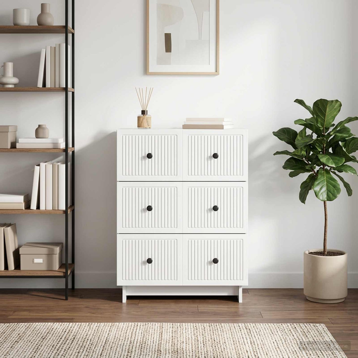 Mobile con Cassetti Bianco 66 x 34,5 x 90 cm