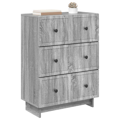Mobile con Cassetti Grigio Sonoma 66 x 34,5 x 90 cm | homemem39