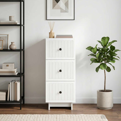 Mobile con Cassetti Bianco 33 x 34,5 x 90 cm