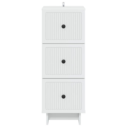 Mobile con Cassetti Bianco 33 x 34,5 x 90 cm | homemem39