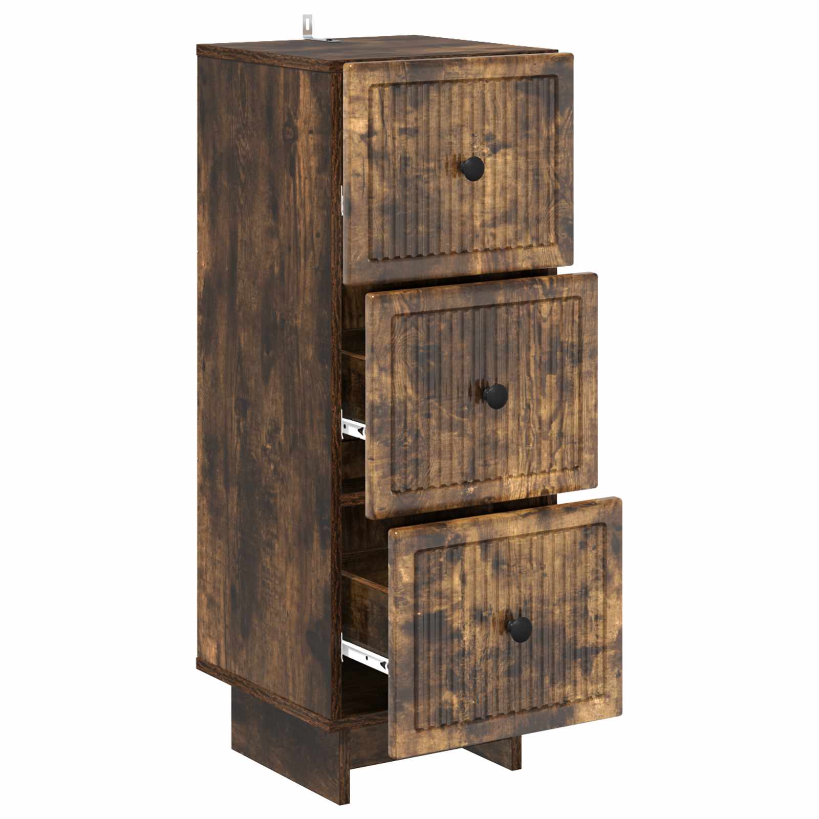 Mobile con Cassetti Rovere Fumo 33 x 34,5 x 90 cm | homemem39