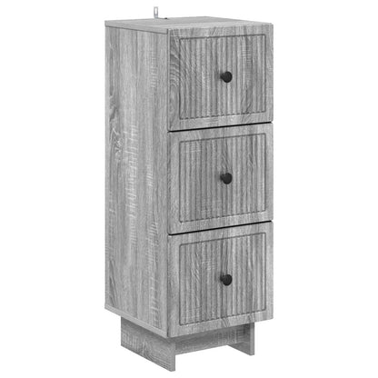 Mobile con Cassetti Grigio Sonoma 33 x 34,5 x 90 cm | homemem39
