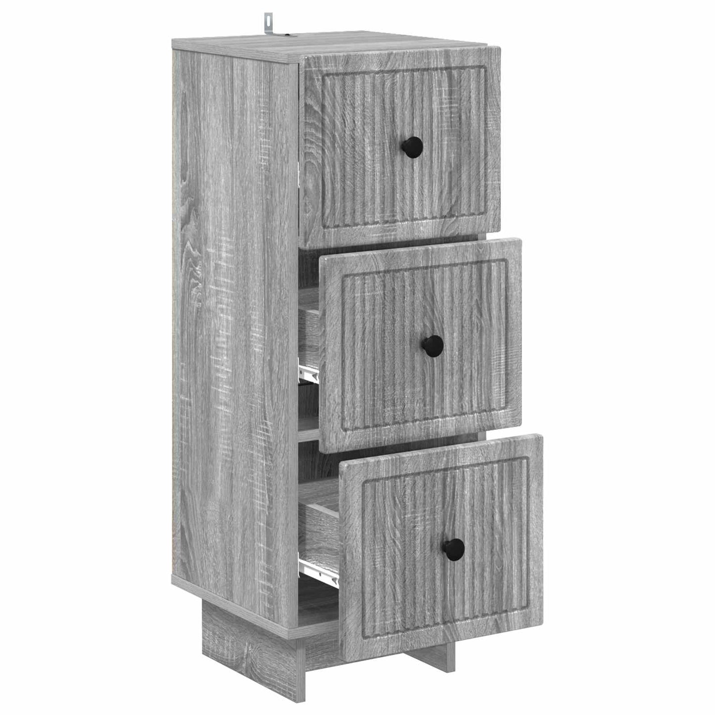 Mobile con Cassetti Grigio Sonoma 33 x 34,5 x 90 cm | homemem39