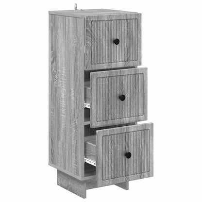 Mobile con Cassetti Grigio Sonoma 33 x 34,5 x 90 cm | homemem39