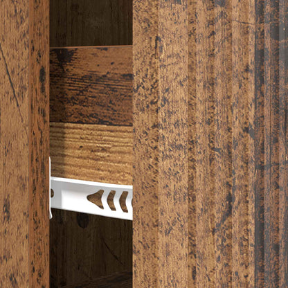 Mobile con Cassetti Legno antico 33 x 34,5 x 90 cm | homemem39