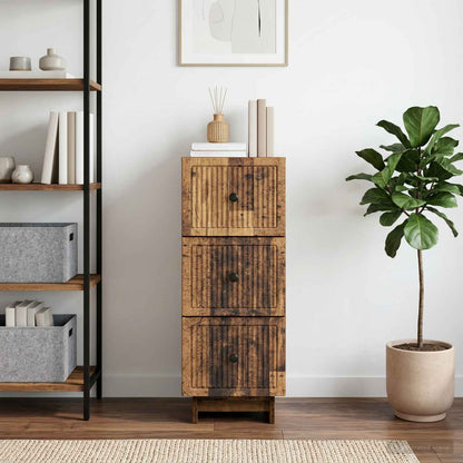 Mobile con Cassetti Legno antico 33 x 34,5 x 90 cm