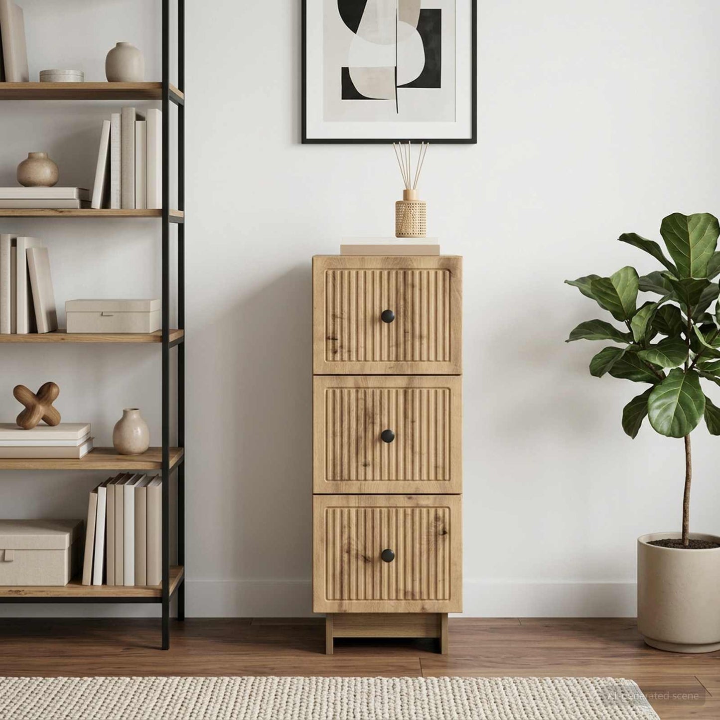 Mobile con Cassetti 33 x 34,5 x 90 cm Legno ingegnerizzato