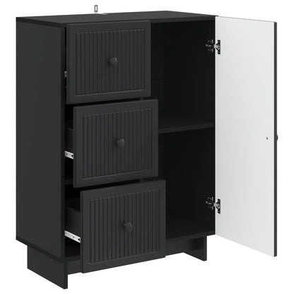 Credenza Nero 66 x 34,5 x 90 cm Legno ingegnerizzato | homemem39