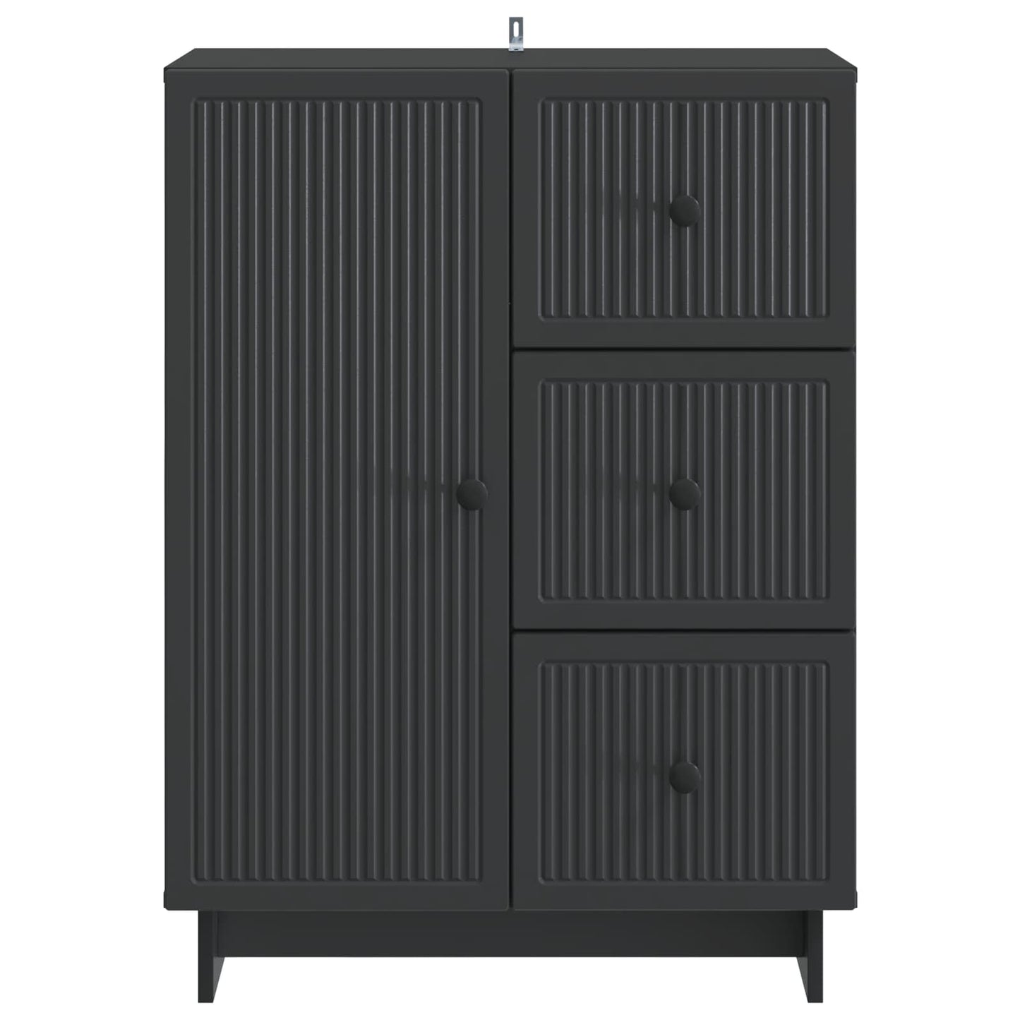 Credenza Nero 66 x 34,5 x 90 cm Legno ingegnerizzato | homemem39