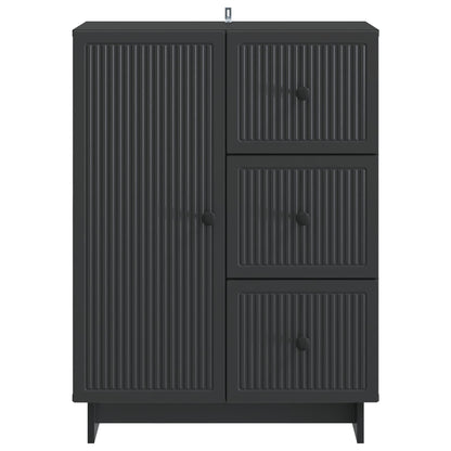 Credenza Nero 66 x 34,5 x 90 cm Legno ingegnerizzato | homemem39